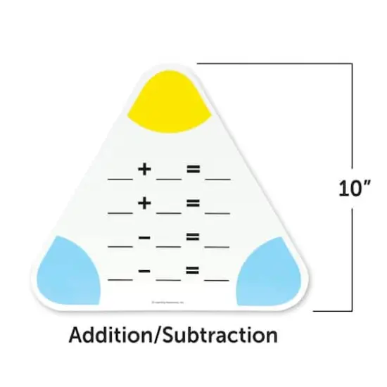 Learning Resources Write & Wipe Fact Family Boards, 2 Packs of 5 {5}