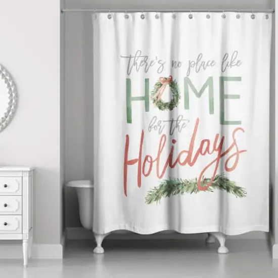Home for the Holidays 71" x 74" Shower Curtain {3}