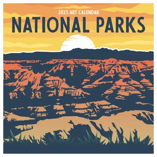 TF Publishing 2025 National Parks Art Wall Calendar {1}