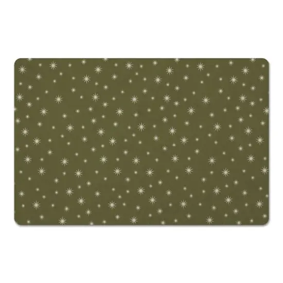 Green Twinkle Floor Mat {1}