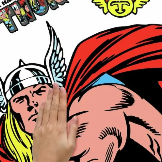 RoomMates Marvel Classic Thor Comic Peel & Stick Giant Wall Decal {7}