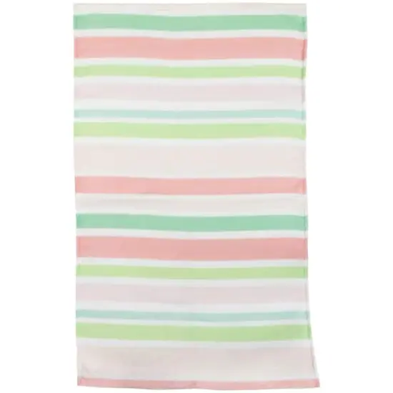 26" Pastel Stripes & Eggs Easter Kitchen Tea Towel Set {5}