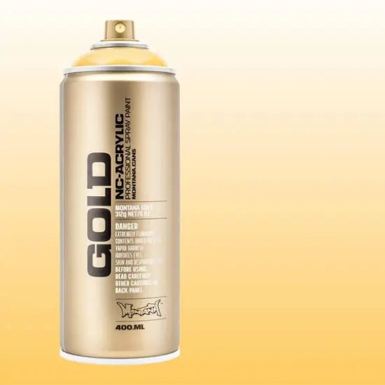 Montana&trade; Cans GOLD Transparent Spray Paint, 400mL T1220 Transparent Yellow Cab {4}