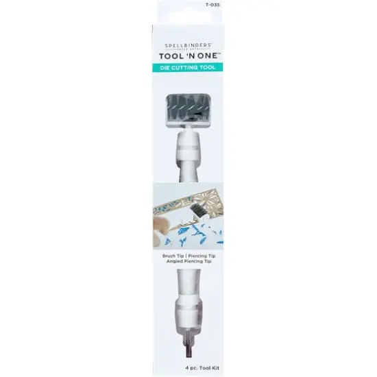 Spellbinders&reg; Tool 'N One&trade; White Die Cutting Tool Kit {1}