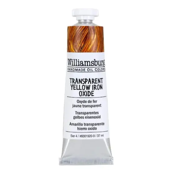 Williamsburg&reg; Artist Oil Colors, 37mL Transparent Yellow Iron Oxide {1}