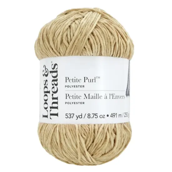 Petite Purl&trade; Yarn by Loops & Threads&reg; Tan {1}