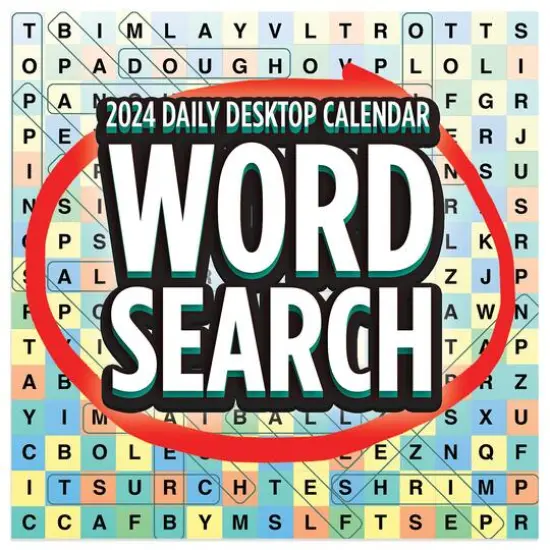 TF Publishing 2024 Word Search Puzzles Daily Desktop Calendar {5}