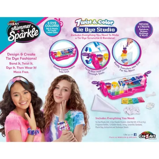 Cra-Z-Art&reg; Shimmer 'n Sparkle Twist & Color Tie Dye Studio {8}
