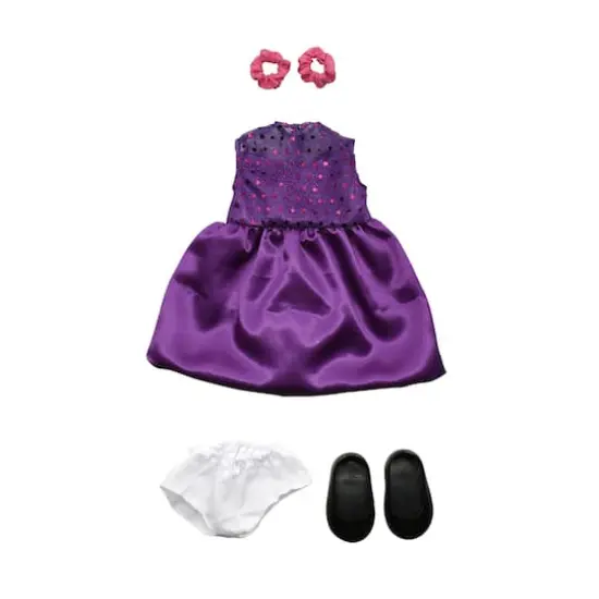 New Adventures Polka Dot Style Girls 18" Doll Outfits, 3 Pack {5}