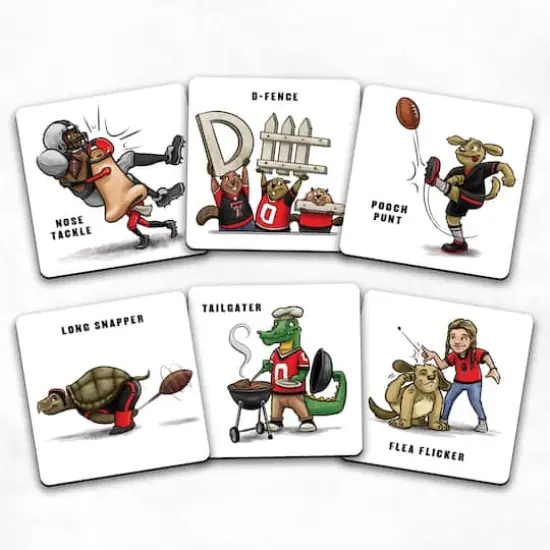 College Team Licensed Memory Match Game Texas Tech Red Raiders {5}
