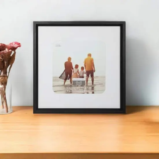 Expressions&trade; 8" x 8" White & Black Frame with Mat by Studio D&eacute;cor&reg; {1}