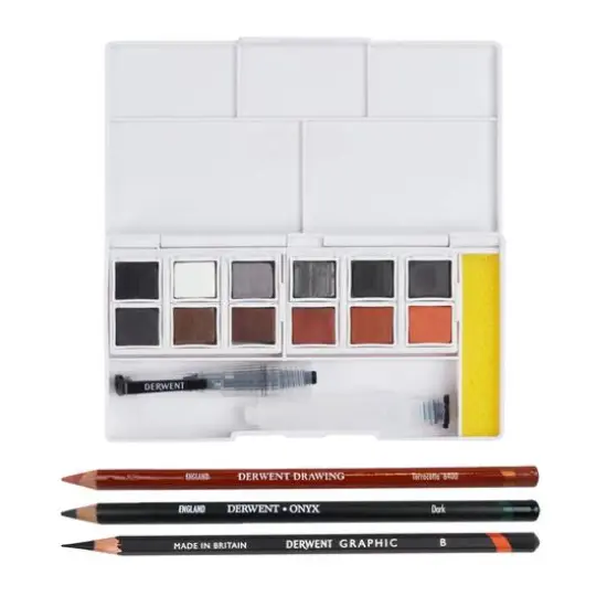 Derwent 12 Color Shade & Tone Mixed Media Set {5}