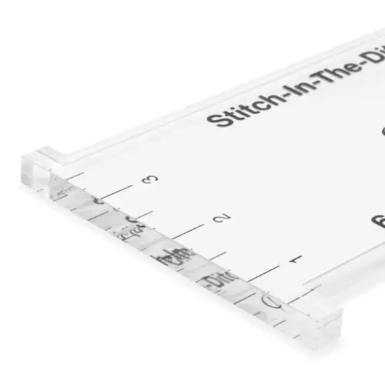 Dritz&reg; Clear Acrylic Stitch Tool for 1/4'' Presser Foot {4}