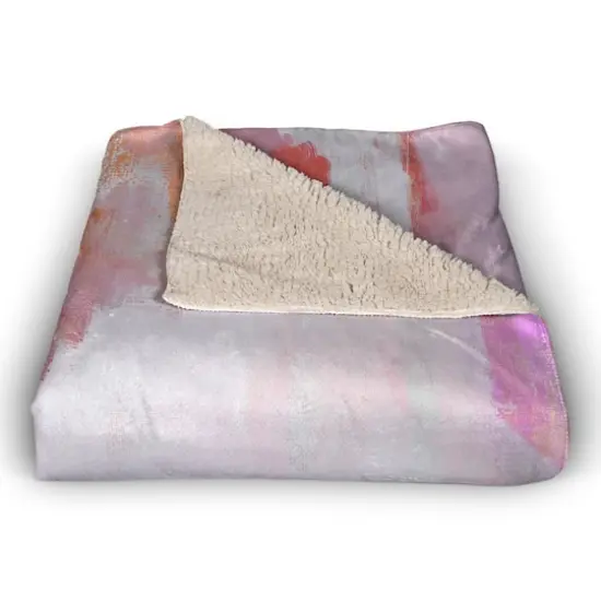 Funky Blush Misc. 50" x 60" Coral Fleece Blanket {3}