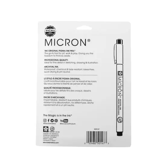 Pigma&reg; Micron&trade; 08 Fine Line 8 Color Pen Set {6}