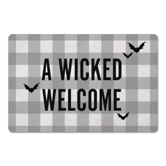 Wicked Home Gray Floor Mat {1}