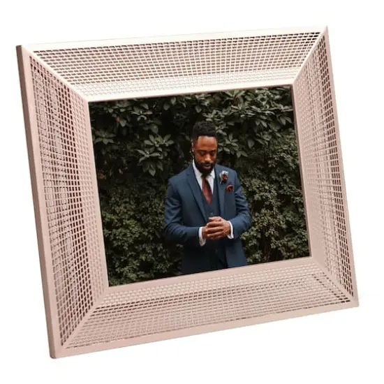 Aura Frames Platinum Rose Smith Frame with Speaker {6}