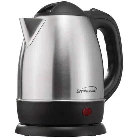 Brentwood 1.2L Stainless Steel Electric Cordless Tea Kettle {1}
