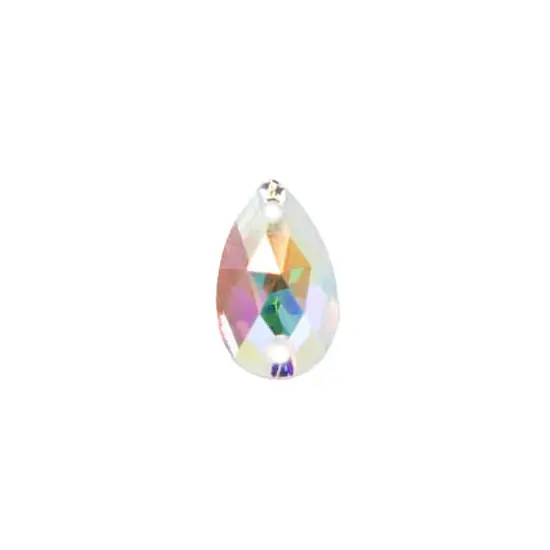 12mm Teardrop Sew-On Austrian Crystals by Bead Landing&trade;, 4ct. Crystal AB {4}