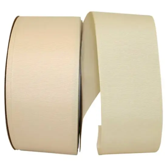 JAM Paper 2.25" Grosgrain Texture Ribbon Cream {1}