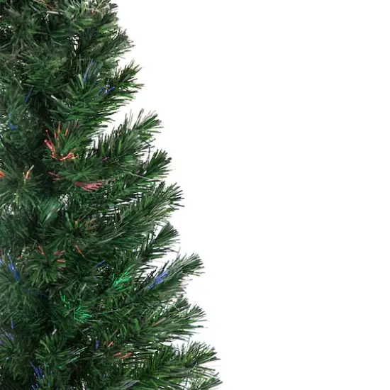 6ft. Fiber Optic Color Changing Pine Artificial Christmas Tree {4}