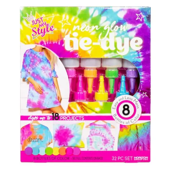 Just My Style&reg; Neon Glow Tie-Dye Box {1}