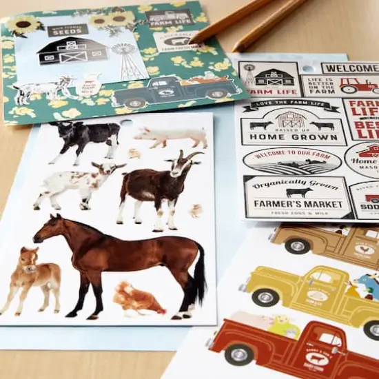Barnyard Animals Stickers by Recollections&trade; {3}