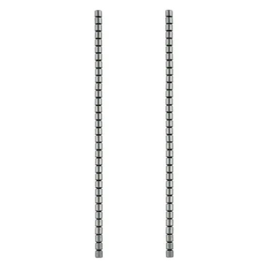 Black Hematite Tube Beads, 4mm by Bead Landing&trade; {3}