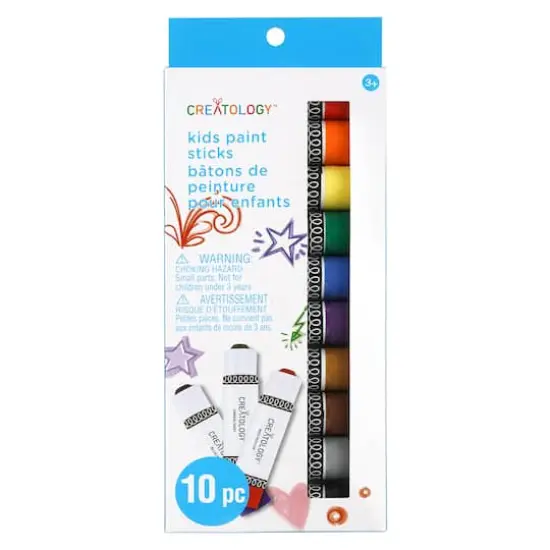 Primary 10 Color Kid's Paint Sticks by Creatology&trade; {5}