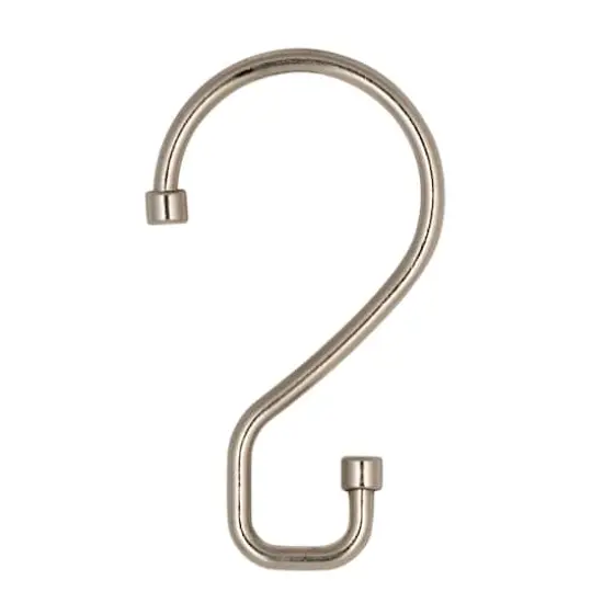 Bath Bliss Satin 12 Piece S-Hook Shower Curtain Rings {5}