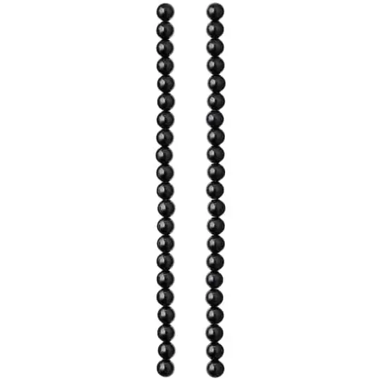 Black Round Jasper Beads, 8mm by Bead Landing&trade; {4}