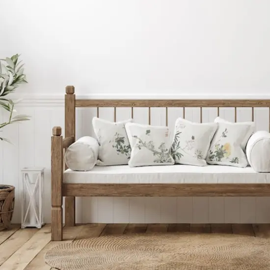 Stupell Industries Traditional Eastern Flowers Decorative Printed Throw Pillow Set {3}