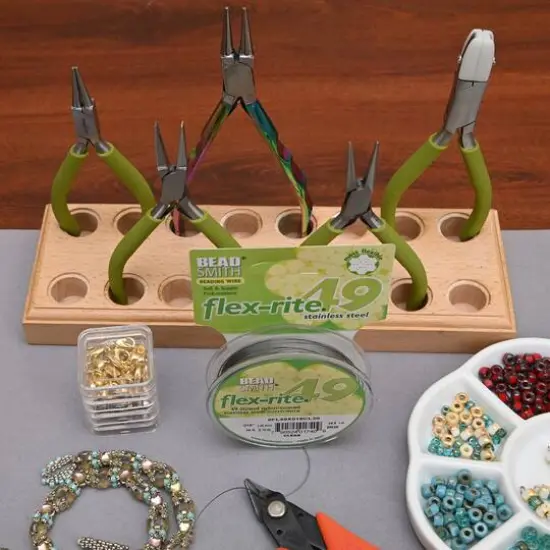 The Beadsmith&reg; Flex-rite&reg; 0.018" Clear 49 Strand Wire, 30ft. {6}