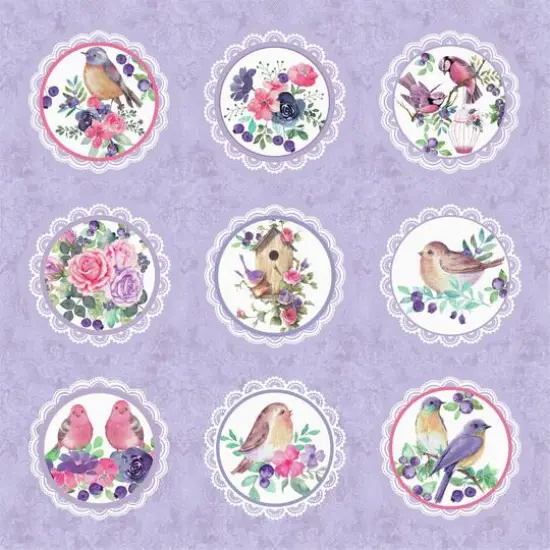 Little Birdie Birds & Berries Cardstock Pack, 12" x 12" {11}