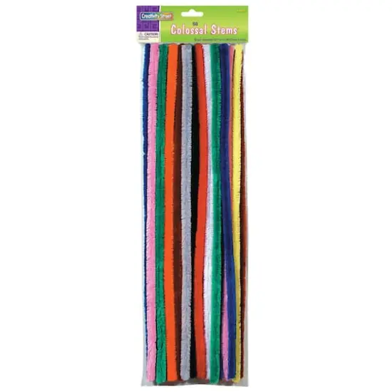 Creativity Street&reg; Assorted Colossal Chenille Stems, 50ct. {1}