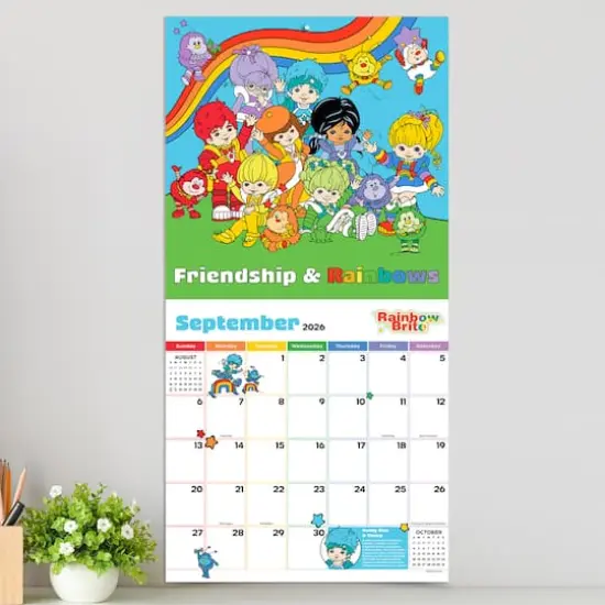 2026 Rainbow Brite Wall Calendar {4}