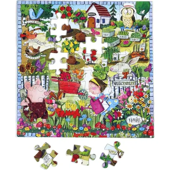 eeBoo Growing a Garden 64 Piece Puzzle {3}