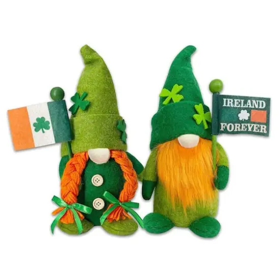 Santa's Workshop 12" Ireland Gnomes Decoration Set {1}