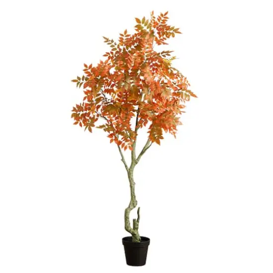 7ft. Autumn Sumac Artificial Fall Tree {1}