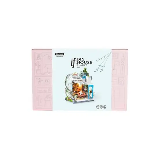 Rolife&reg; Dora's Loft DIY Miniature House Kit {8}