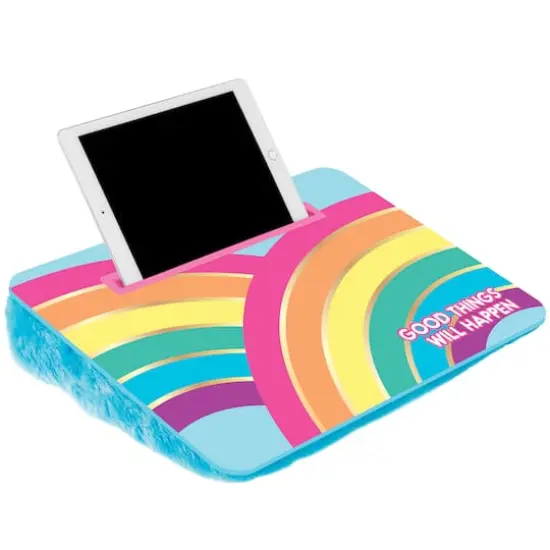 Make It Real&trade; 3C4G Blue Rainbow Bright Lap Desk {5}