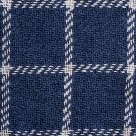DII&reg; French Blue Checked Plaid Throw {4}