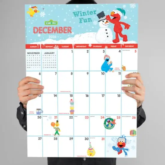 2026 Sesame Street Large Art Poster Wall Calendar {6}