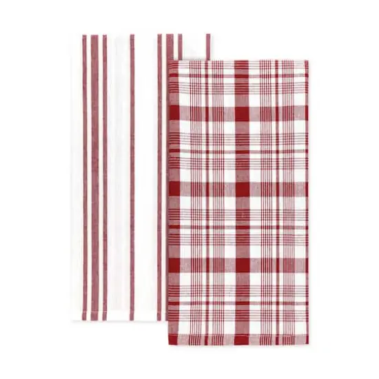MUkitchen Cabernet Farmhouse Tea Towels, 2ct. {6}