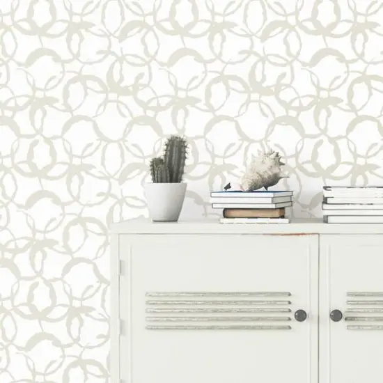 RoomMates Scattered Rings Peel & Stick Wallpaper {3}