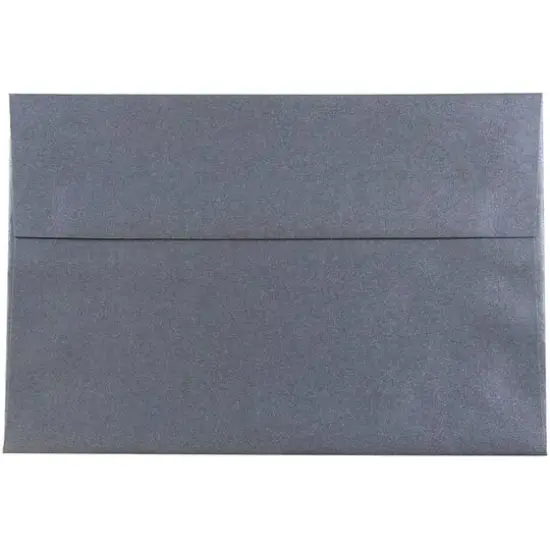 JAM Paper A8 Metallic Invitation Envelopes, 25ct. Anthracite Stardream {1}