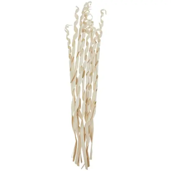 Cream Rolled Palm Leaf Bundle {5}