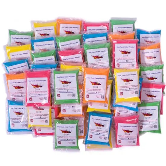 Kulture Khazana Holi Color Powder Bags, 50ct. {1}