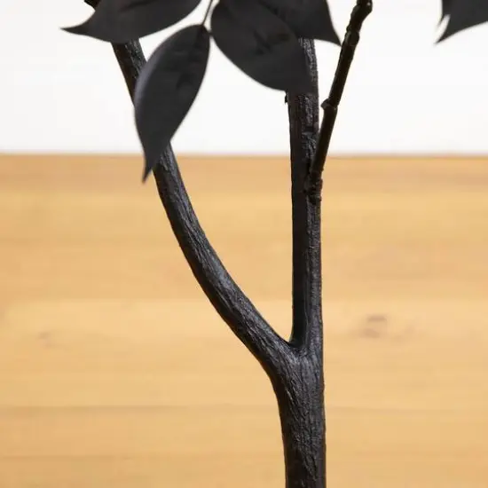 4ft. Artificial Halloween Black Sumac Tree {6}