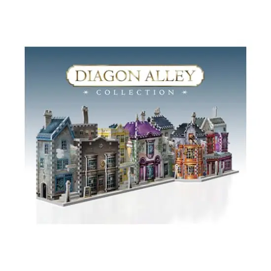 Harry Potter Diagon Alley Collection - Ollivander's Shop, Quidditch Supplies, Madam Malkin's, Weasleys' Wizard Wheezes: 1175 Pcs {12}